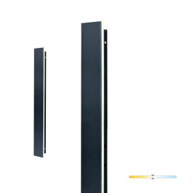 Kinkiet Ogrodowy Led Mirana 12W 60Cm 4000K Ip44 Czarny Kobi