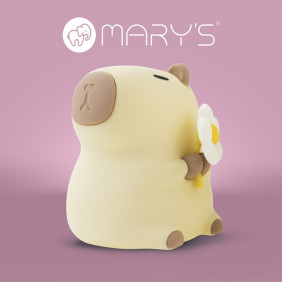 Mary's Lampka Nocna Led Kapibara Florystka Rgb