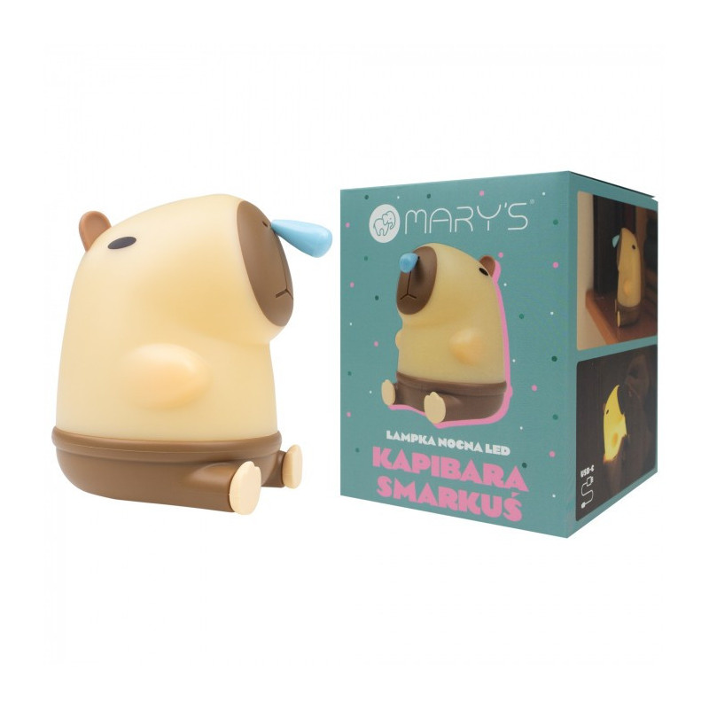 Mary's Lampka Nocna Led Kapibara Smarkuś