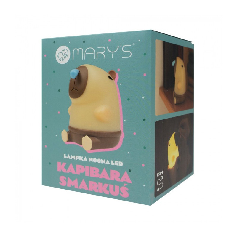Mary's Lampka Nocna Led Kapibara Smarkuś