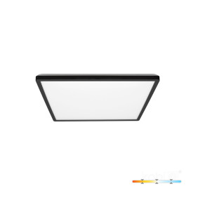 Plafon Led Nivera Square 12W 3Cct Ip54 Czarny Kobi Premium