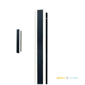 Kinkiet Ogrodowy Led Mirana S 8W 30Cm 4000K Ip44 Czarny Kobi