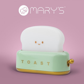Mary's Lampka Nocna Led Toster Zielony