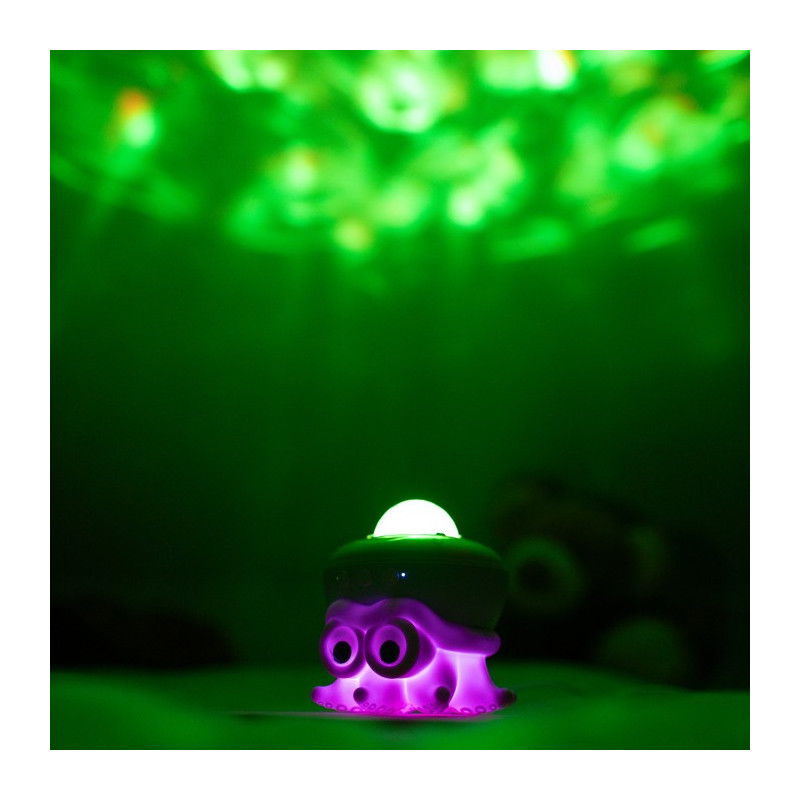 Mary's Projektor Ośmiornica Rgb Z Bluetooth Speaker