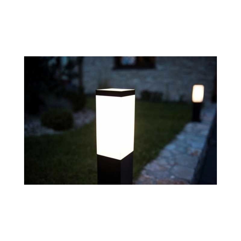 Lampa ogrodowa INOX SU-MA - srebrna 45cm 1xE27