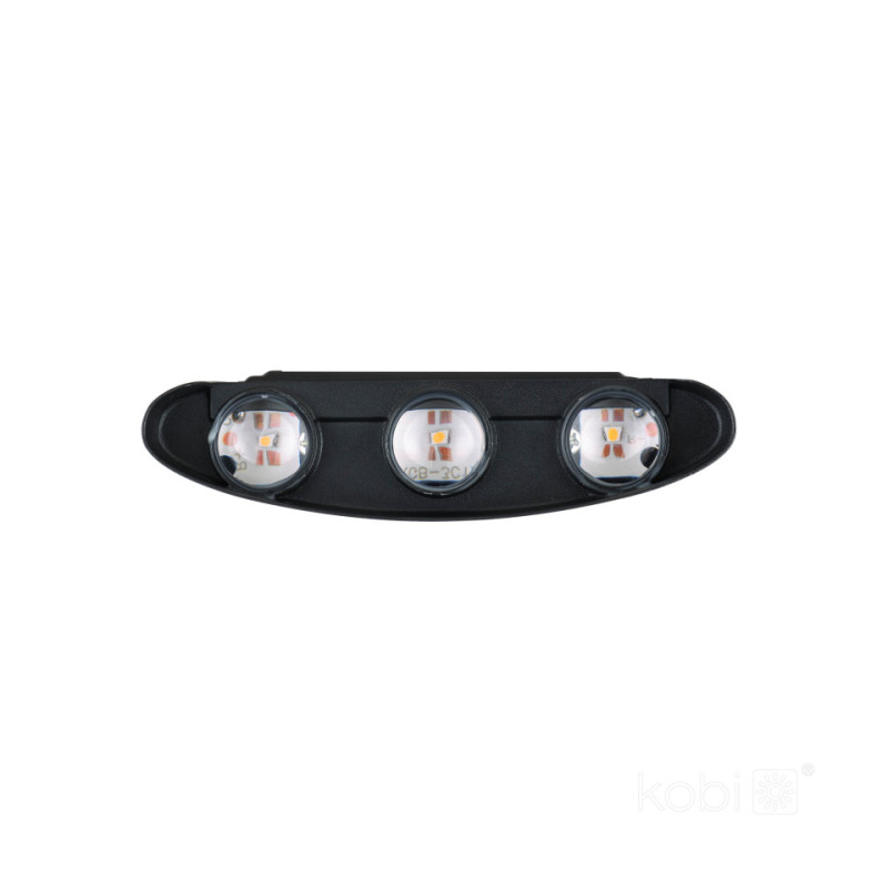 Kinkiet Ogrodowy Led Lumepra 6W 3000K Ip54 Czarny Kobi