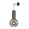 Kinkiet czarny druciany K-4523 z serii ARVI E27