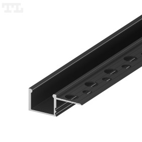 Profil Led Gk Z Jednym Uchem Gk18-3 1/2 Czarny Ral9005 2 M