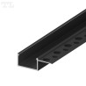 Profil led z jednym skrzydłem GK14-3 1/2 czarny RAL9005 3 m
