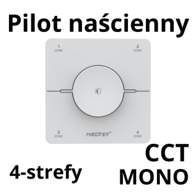 Panel Naścienny K0S Biały 4-Strefowy MiBoxer
