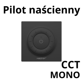 Pilot Naścienny Led K3-B Czarny Mono/Cct 1-Strefowy