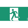 Piktogram Wyjście Ewakuacyjne - E1 (300X150Mm) / Logo / 85101