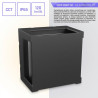 Verto Square Cup 10W Cct 230V Ip65 160X160X110Mm Czarny