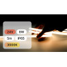 Taśma Led Wodoodporna 24V 8W Ip65 3000K Ciepła - 5M