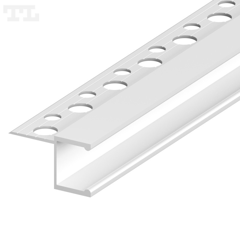 Profil led na rant płyty GK GK5-2 1/2 biały RAL9003 2 m