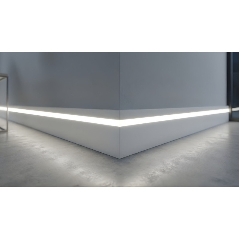 Taśma Led 24V 10W Cob Dob 240 Led 4000K 8Mm Ip20 1Metr Cięcie Taśmy Każdym Miejscu