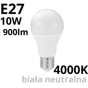 Żarówka Led 24V A60 Classic E27 10W 4000K 900Lm