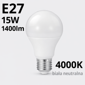 Żarówka Led E27 Gs 15W 1400Lm - 4000K