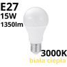 Żarówka Led A60 Classic E27 15W 3000K 1350Lm