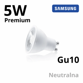 Żarówka Led Gu10 5W Premium Barwa Neutralna Samsung