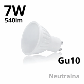 Żarówka Led Gu10 7W 540Lm - Biała Neutralna