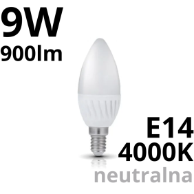 Żarówka Led E14 Sw Premium 9W 900Lm - 4000K