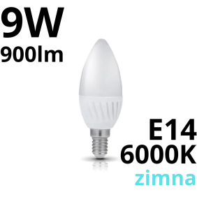 Żarówka Led E14 Sw Premium 9W 900Lm - 6000K