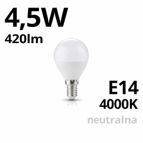 Żarówka Led E14 Mb 4,5W 420Lm - 4000K
