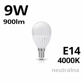 Żarówka Led E14 Premium 9W 900Lm - 4000K