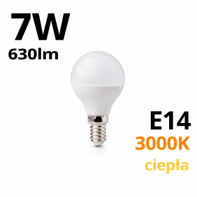 Żarówka Led G45 Golf Ball E14 7W 3000K 630Lm