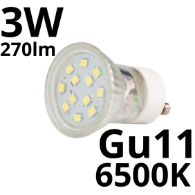 Żarówka Led Gu11 3W 6500K 270Lm