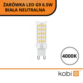 Żarówka Led G9 6,5W 4000K Kobi