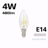 Led Line Lite Żarówka Led E14 4W 4000K 480Lm 220-240V Filament C35 Świeczka