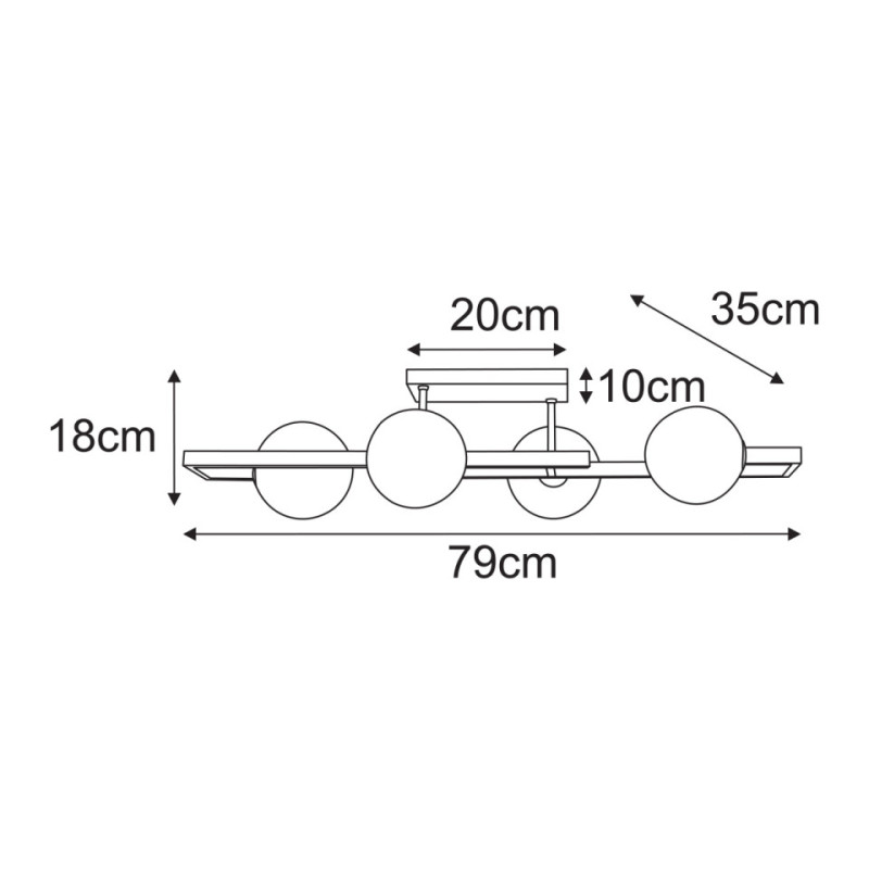 Lampa Wisząca K-5761 Z Serii Parma