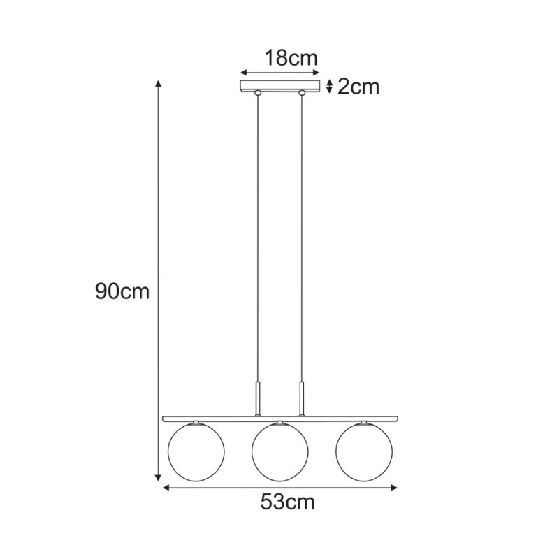 Lampa Wisząca K-5687 Z Serii Giro