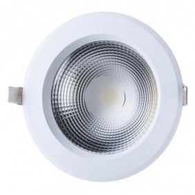 Oprawa 20W LED V-TAC COB Downlight Okrągły A++ 120Lm/w VT-26101 4000K 2400lm