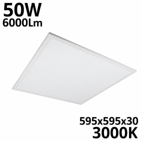 Panel Led Backlit 595X595X30 50W 6000Lm 3000K