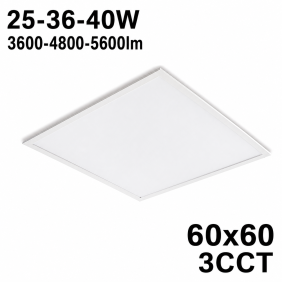 Panel Led Capri G2 25-36-40W 60X60 3Cct Ip44 Kobi Pro