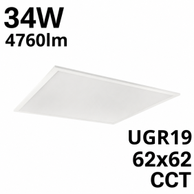 Led Line Prime Panel Backlit 34W Cct 4760Lm Ugr 19 620X620