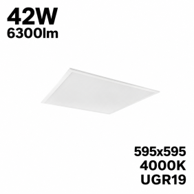 Led Line Prime Panel Backlit 42W 4000K 6300Lm Ugr 19 595X595