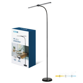 Lampa Podłogowa Teilo 2 14W 3Cct Czarna Led2B