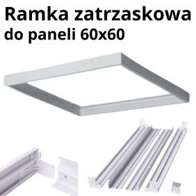 Ramka Do Panelu na Tynkowa 60X60 Zatrzaskowa Plastik EC79073
