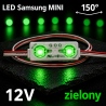 Moduł LED GOQ Samsung 2 x SMD 150 stopni MINI - zielony