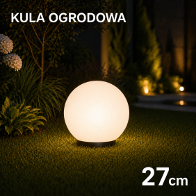 Lampa Ogrodowa Okrągła Alekule G 250 Z Su-Ma - 27 Cm