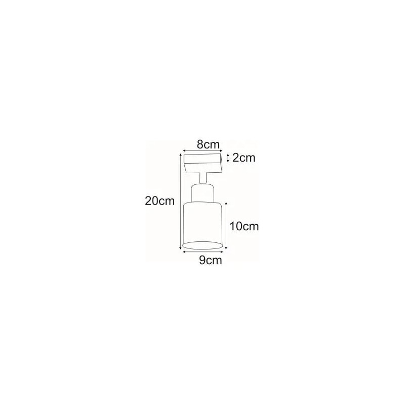 Czarny kinkiet retro K-4780 z serii TROY GOLD 1xE27