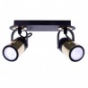 Punktowy reflektor sufitowy WILSON BLACK 2xGU10