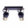 Punktowy reflektor sufitowy WILSON BLACK 2xGU10