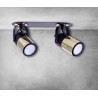 Punktowy reflektor sufitowy WILSON BLACK 2xGU10