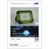 Halogen przenośny LED V-TAC 10W Ładowalny USB SAMSUNG CHIP 700lm 3,7V Li-Ion IP44 4000K VT-10-R