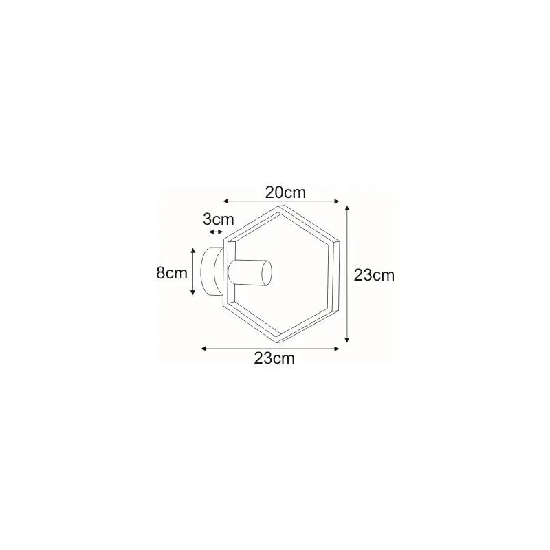Kinkiet loft czarny K-4725 z serii HONEY E27